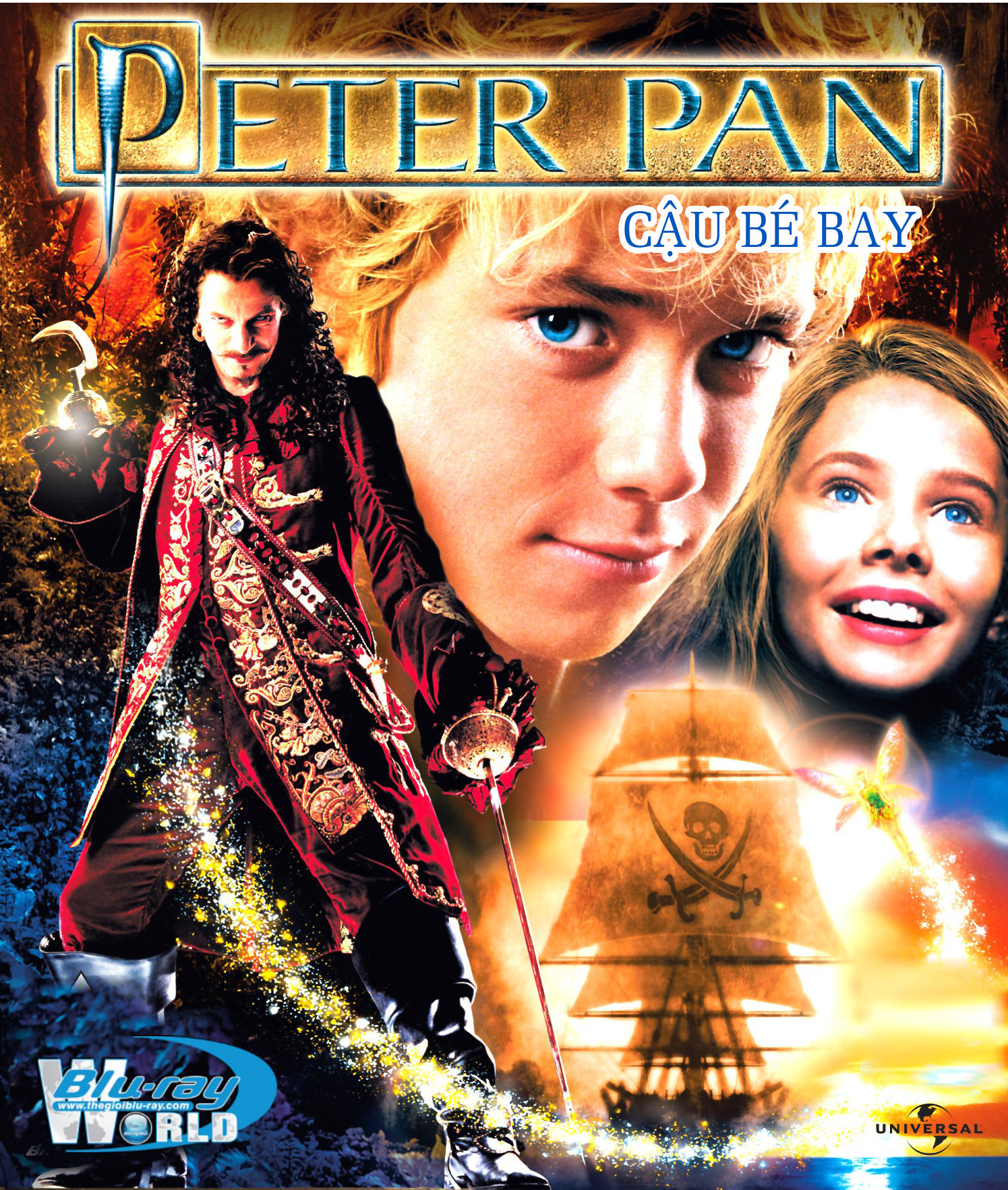 B1769. Peter Pan - CẬU BÉ BAY 2D 25G (DTS-HD MA 5.1) 